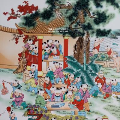 Tranh Sứ Bách Nhi Đồ